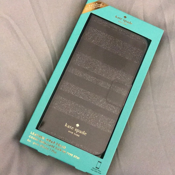 kate spade Accessories - Kate Spade Leather Wrap Folio I phone 7/8 pulse